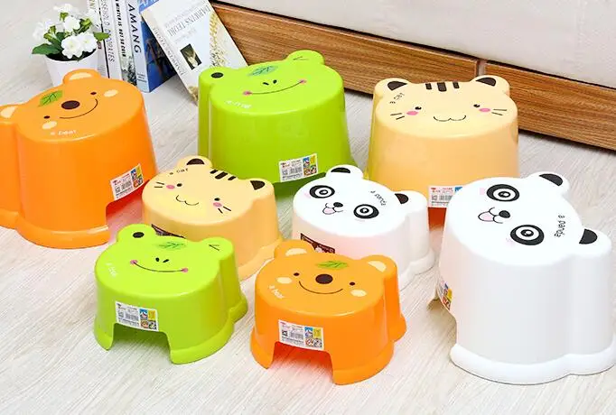 2 шт./компл. Портативный небольшой Пластик табурет на толстой нескользящей