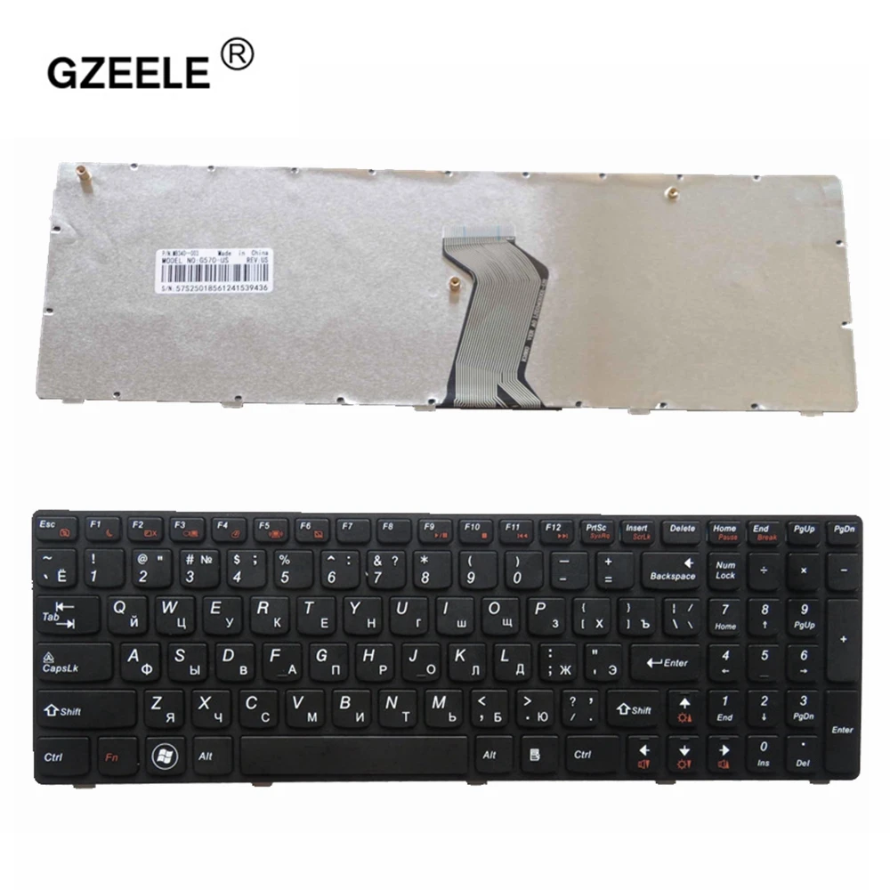 Новая русская клавиатура GZEELE для ноутбука Lenovo G560 G565 G560A G565A G560E G560L RU|ru keyboard|lenovo g560