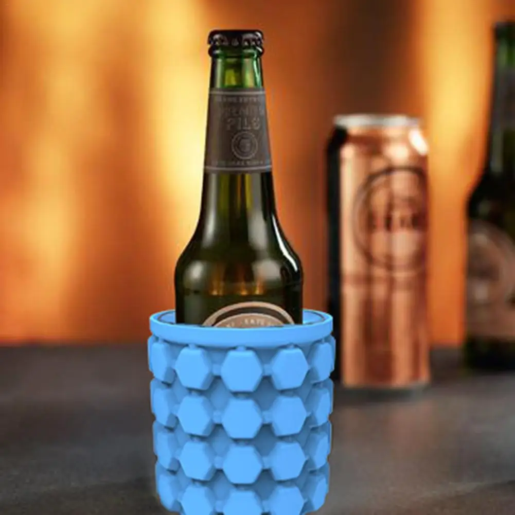 1 штука синего ведерко для льда из силикона шампанское красноe гелевый ледяной