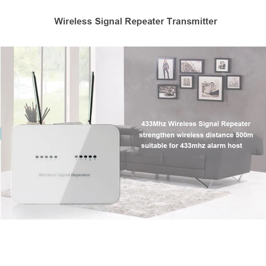 

PSCBT Wireless 433MHZ радиочастотный повторитель сигнала Extender усилитель для ранней передачи и усиления сигнала датчика
