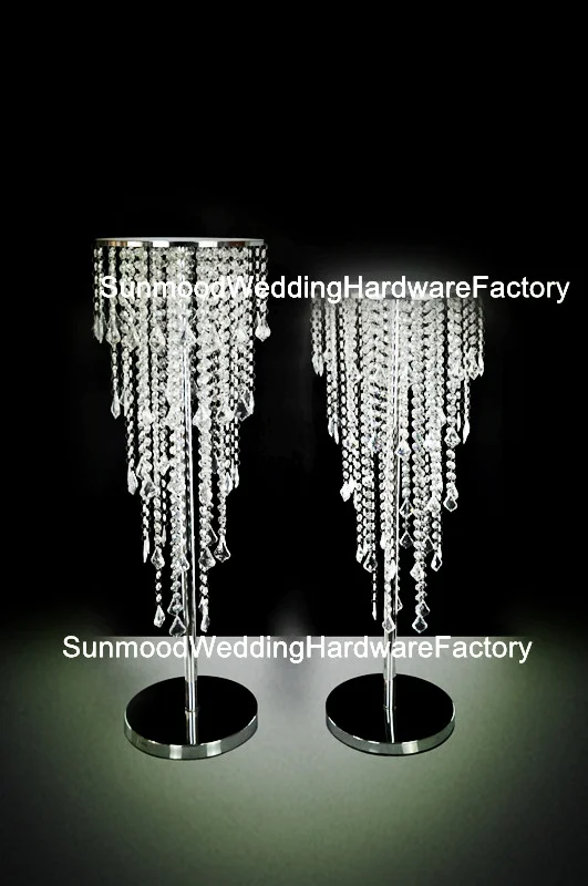 New style elegant acrylic crystal candelabra wedding decoration centerpieces yuson0056 | Дом и сад