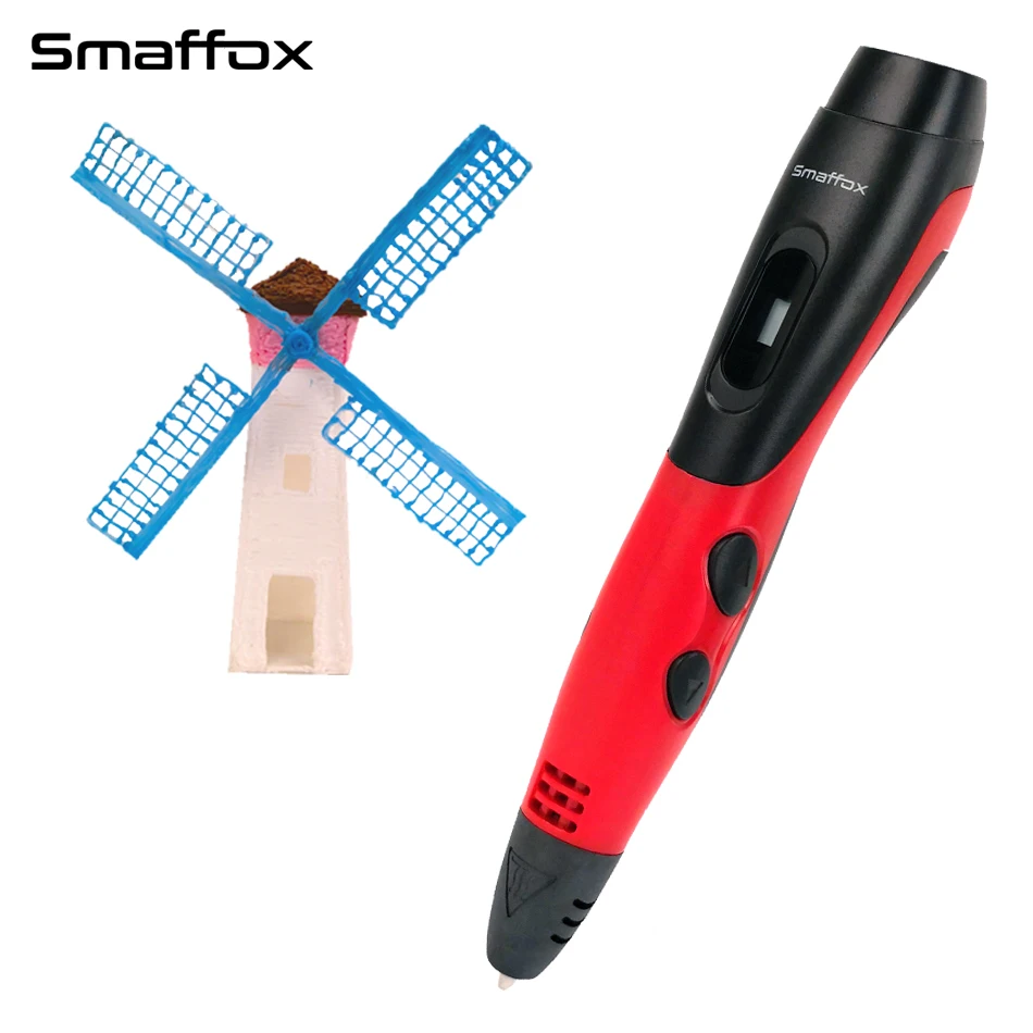 SMAFFOX 3D ручка 100 м ABS 20 штук режим копирования печати ручки с oled 5 В 2A адаптер литья diy