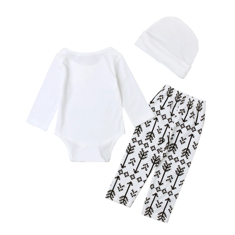 3 шт./компл. весенне-осенние хлопковые комплекты одежды для маленьких мальчиков и