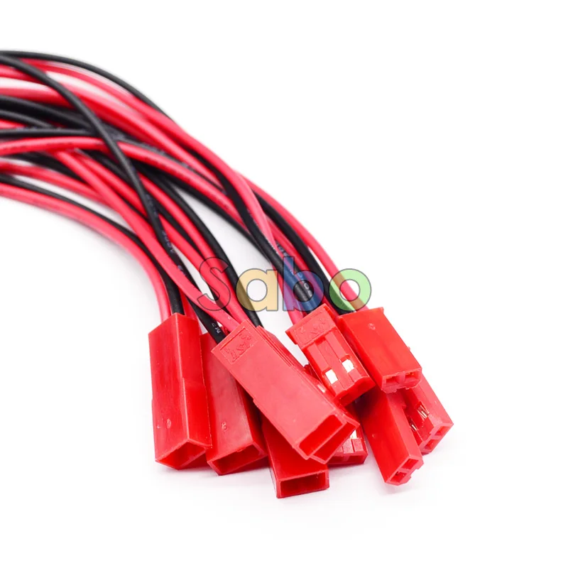 

Hot 10 set/LOT 150mm JST Connector Plug Cable Male+Female for RC Battery