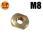 4 шт. Новые горячие M8M6 гидрофольга крепления латунные Т-гайки для водные виды спорта, серфинг все гидрофольга треки серфинг аксессуары для улицы