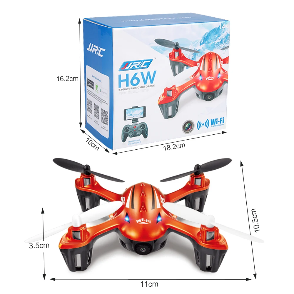 Горячее предложение! Распродажа! JJRC H6W WI-FI в режиме реального времени Трансмиссия