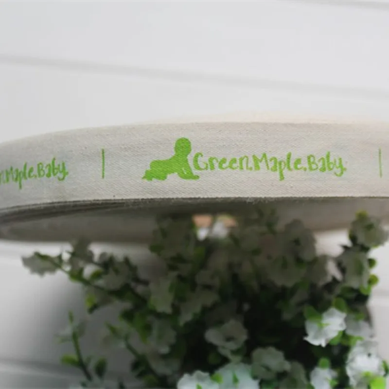 Ярлыки для мягкой стирки с рисунком под заказ бежевая нижняя сторона 1000 шт.