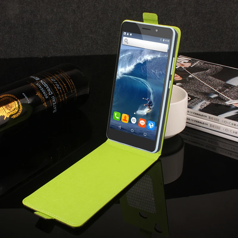 Высокое качество зеленый низ оригинал новый для THL T9 Pro чехол флип крышка телефона