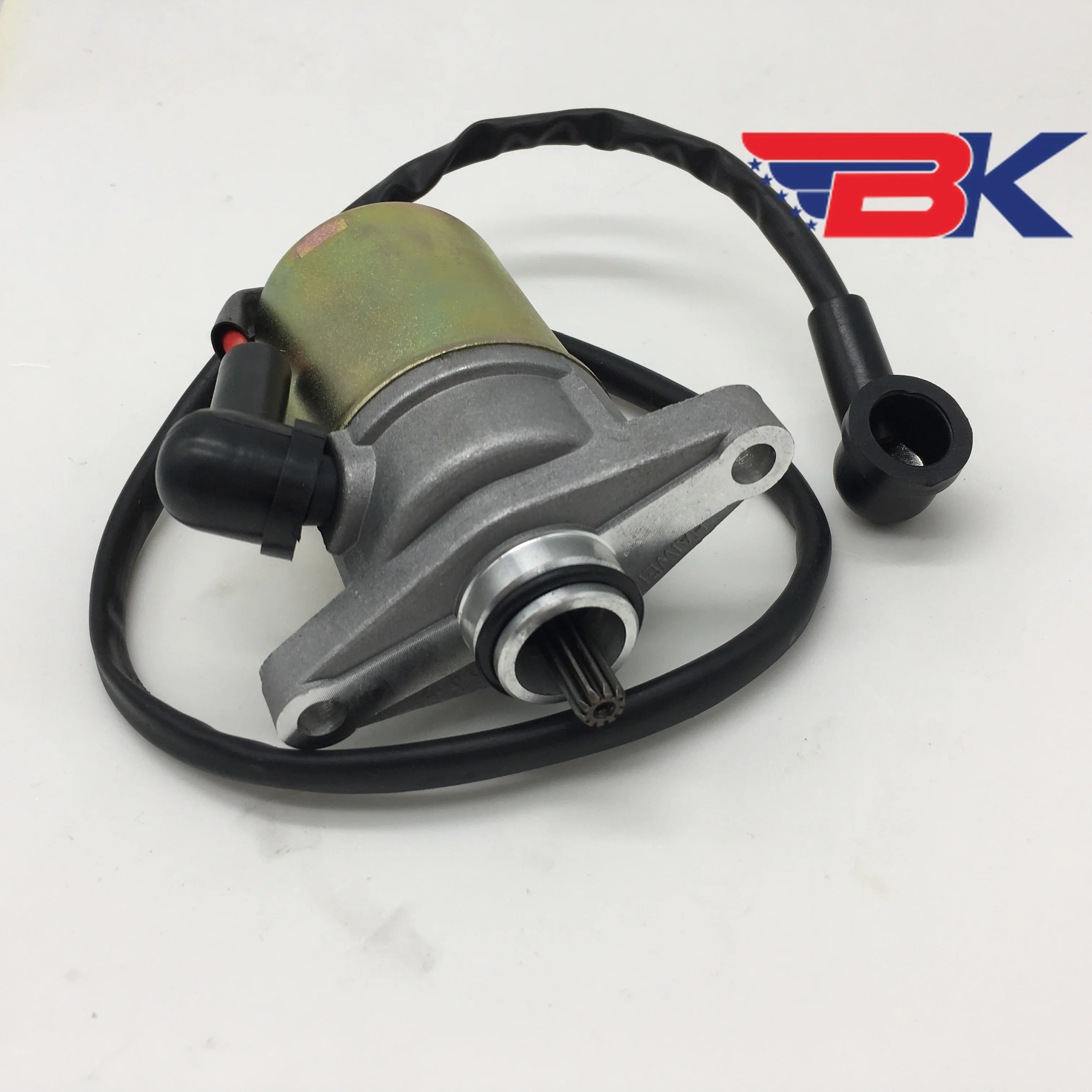 Стартер Пусковой двигатель с кабелем GY6 47 49 50 CC TAOTAO SUNL ROKETA Скутер мопед