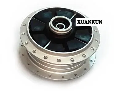 AX100 Передняя и задняя ступица мотоцикла стальное кольцо ступицы Changchun Suzuki передний и задний тормозной барабан крышка ступицы колеса в сборе - Цвет: E