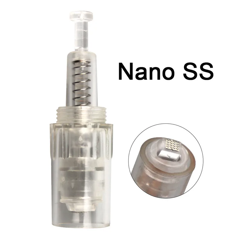 Nano Small Square 20 шт. винт замена картриджа Nano BB glow Вышивка крестом иглы 3D микронано круглый для удаления морщин кожный штамп терапии - Габаритные размеры: Nano Small Square