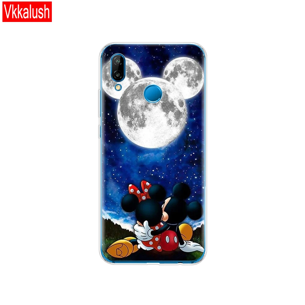 80002 Силиконовый чехол для 5,8" huawei P20 Lite huawei P20 Pro, чехол для huawei P 20, Защитная прозрачная задняя крышка для телефона - Цвет: 80002
