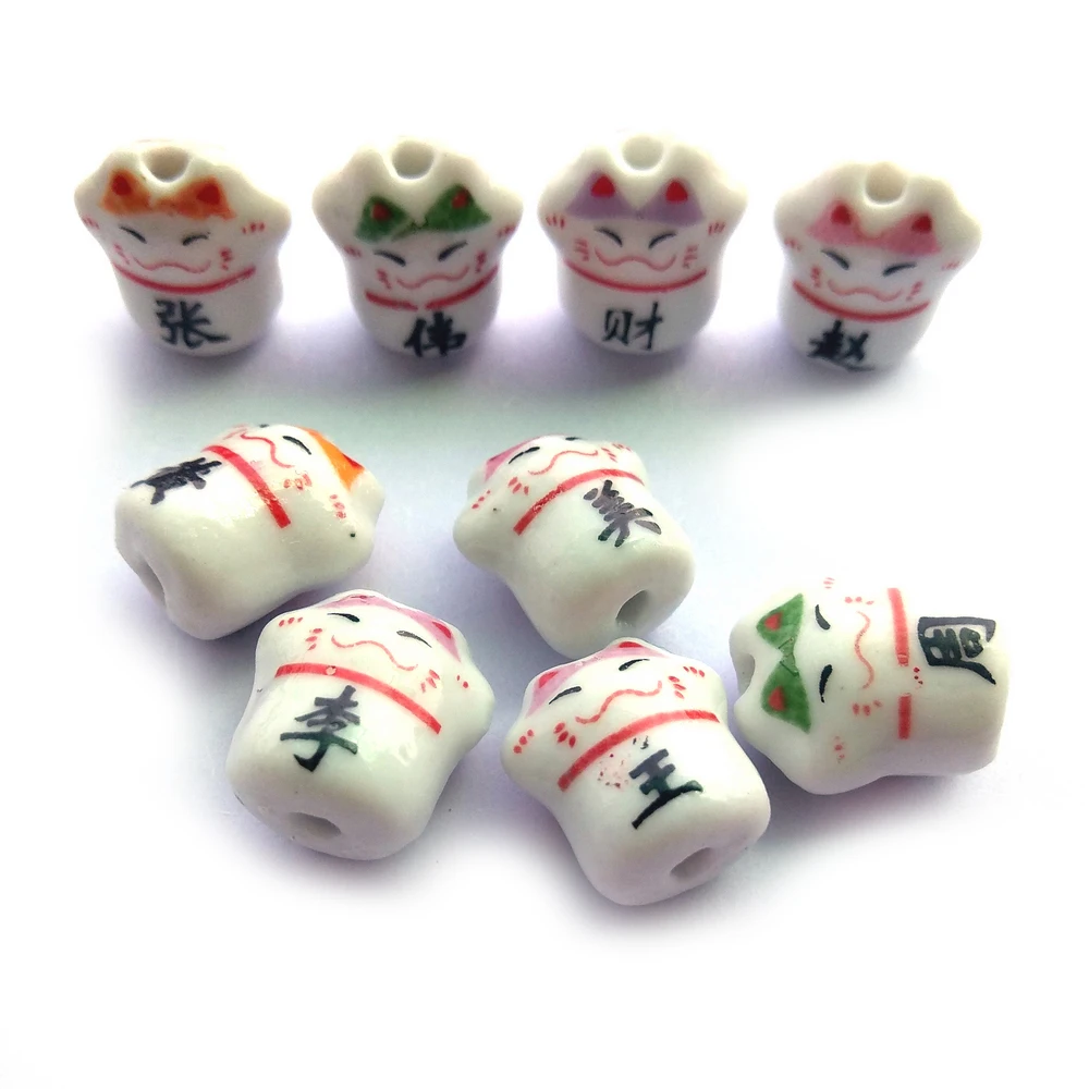 Оптовая продажа 50 шт./лот Керамические Подвески в форме кошки подвески Cellhone с