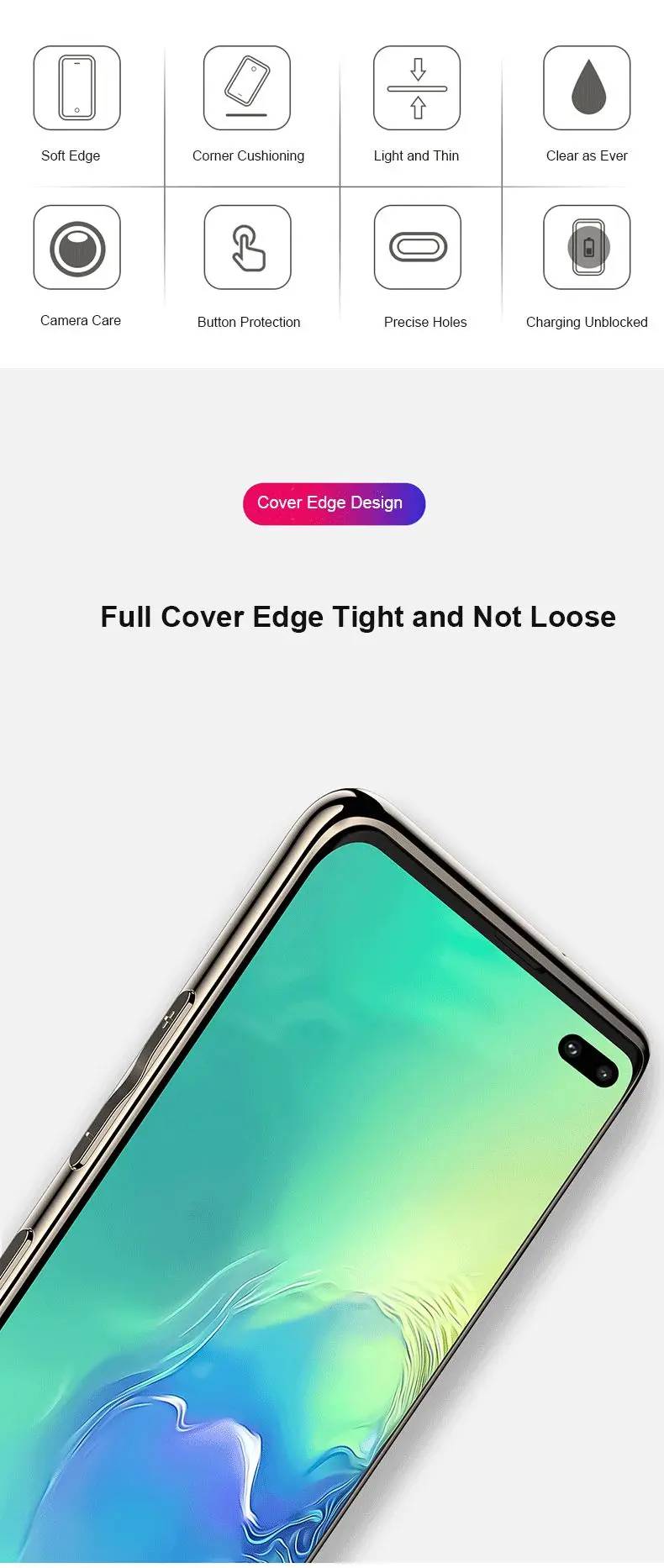 Роскошный чехол из оргстекла с покрытием для samsung Galaxy S10 S9 S8 Plus S10e, акриловый чехол с вертикальной полосой для samsung Note 9 8