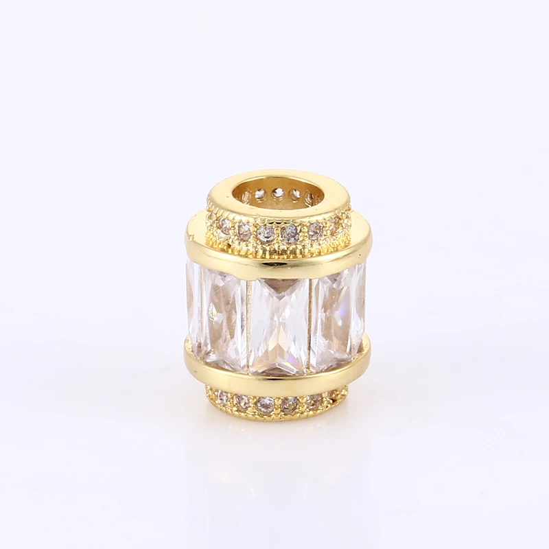 1 шт. очаровательные бусины из микро циркония с кристаллами оптовая продажа