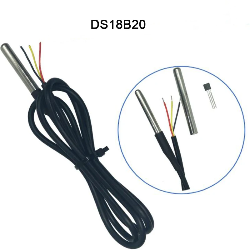10 шт./лот ds18b20 Температура Сенсор, 5/15/20 штук DS18b20 Водонепроницаемый Температура Сенсор с Нержавеющая сталь зонд для инкубаторов