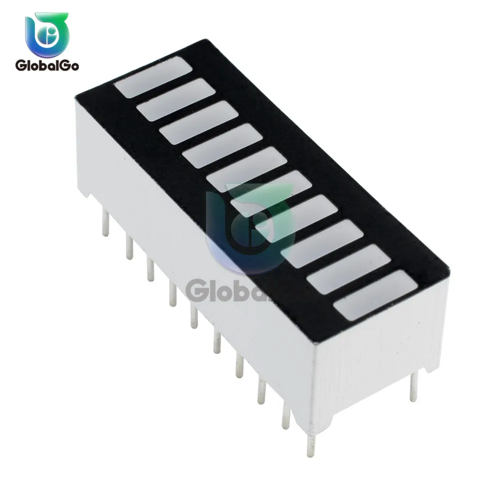 Многоцветный СВЕТОДИОДНЫЙ светильник для барграфа 10 сегментов 4 цвета модуль