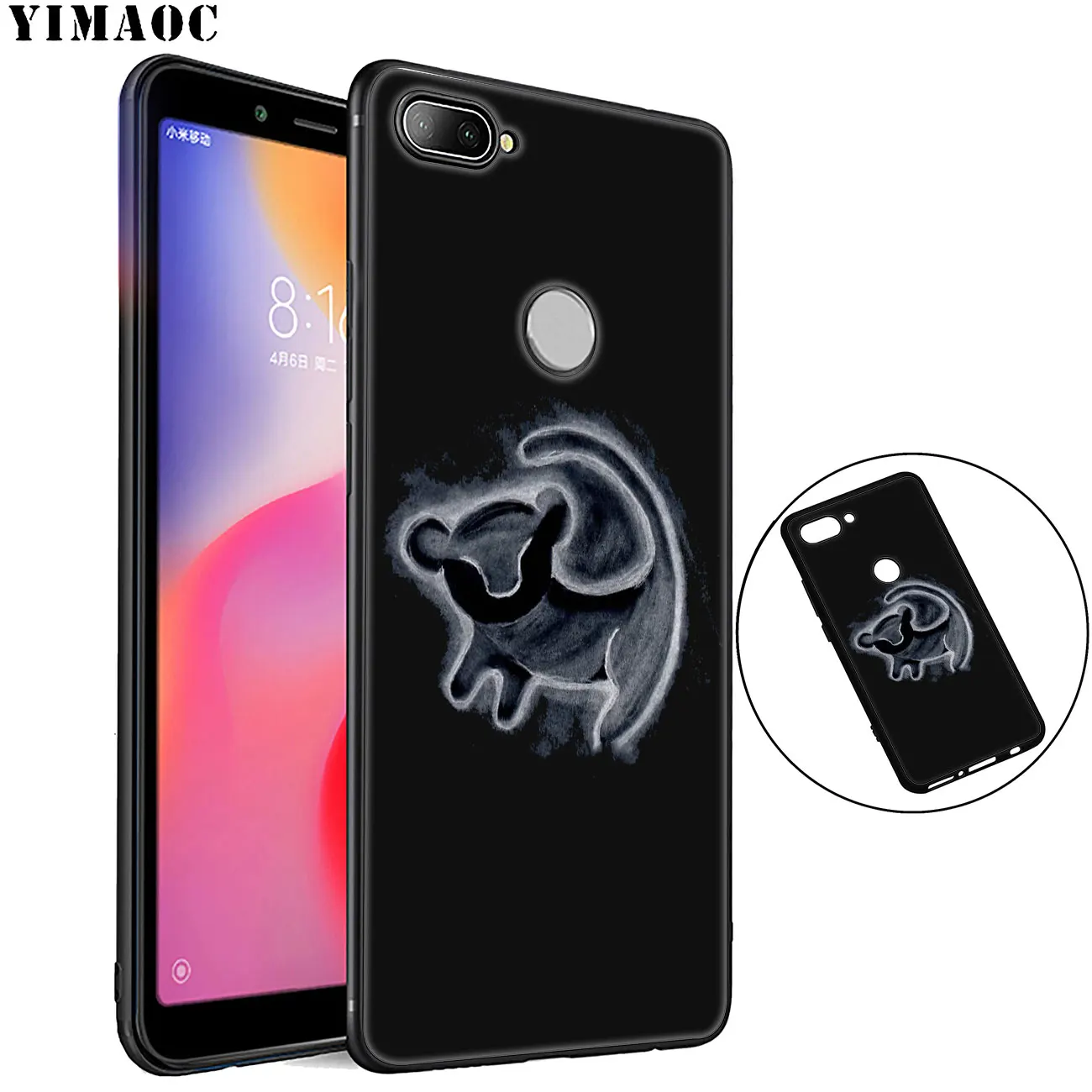 YIMAOC Hakuna Matata Lion King мягкий силиконовый чехол для телефона Xiaomi Redmi K30 K20 Note 8 8T 7 5 6 Pro Mi
