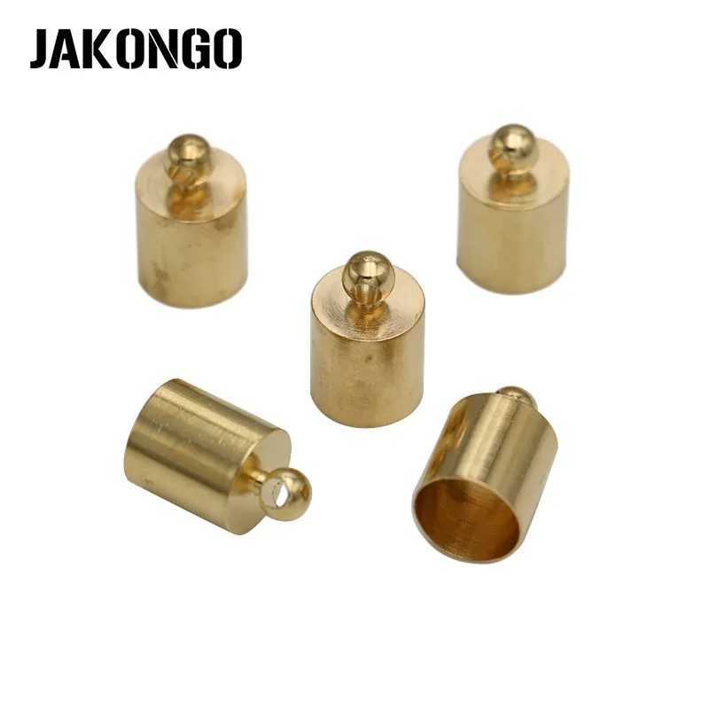 JAKONGO концевые Заглушки для бус ювелирные изделия DIY кожаный браслет кисточки