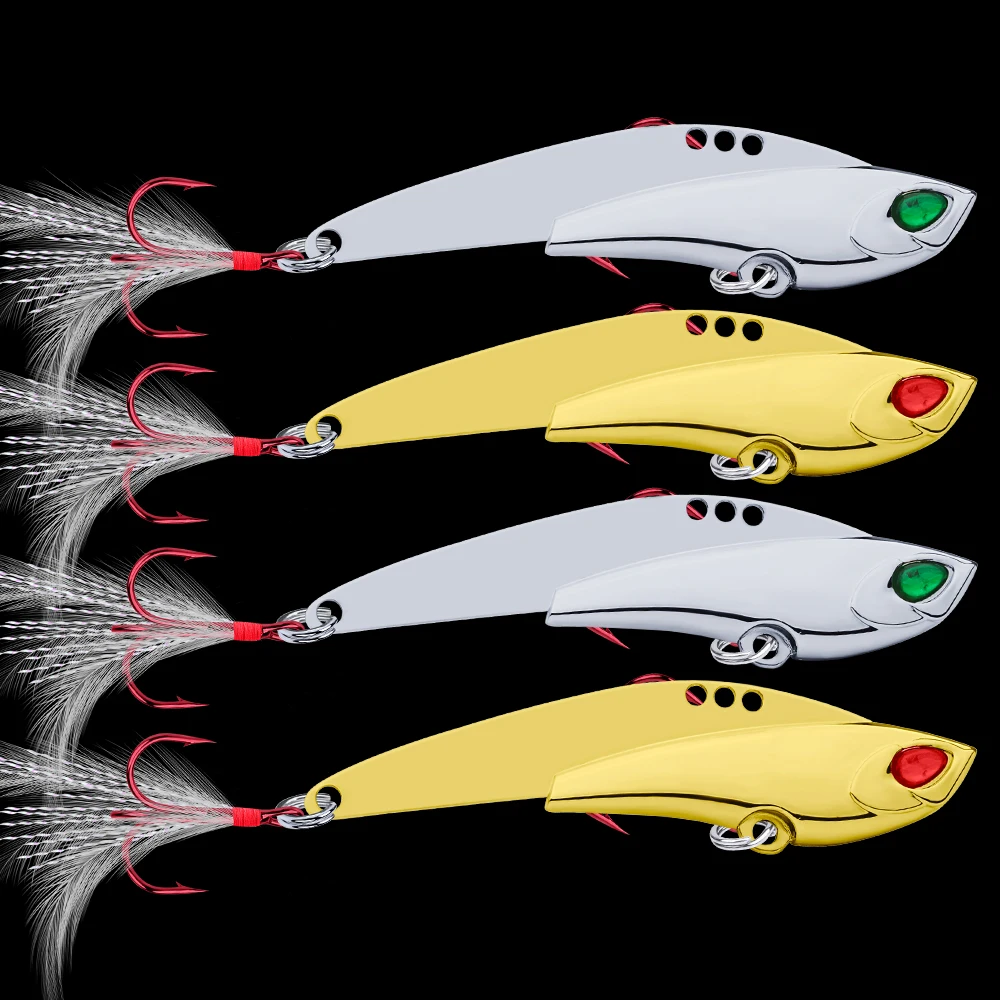 50pcs/lot Spoon Lure 11g-16g-23g Metal Fishing Bait Silver/Gold Colors Red/Silver Hook Bass Baits | Спорт и развлечения