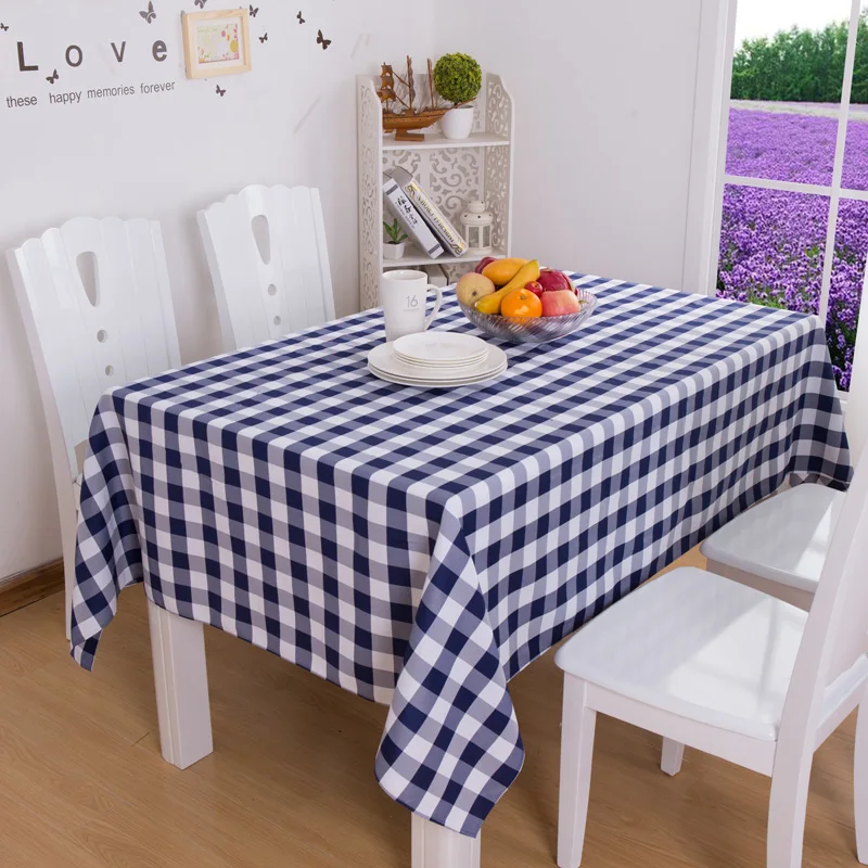 Клетчатая скатерть в американском стиле для свадьбы домашнего стола текстильное