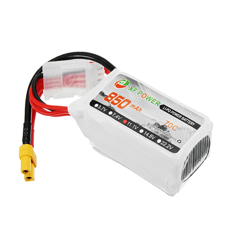 Высокое качество XF Power 11 1 В 550 мАч/850 мАч 3S 70C Lipo Battery XT30 разъем для радиоуправляемых