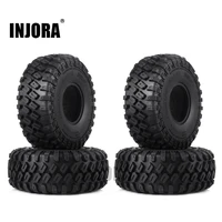 injora 4pcs 12345mm 1 9 rubber tyre wheel tires for 110 rc rock crawler axial scx10 scx10 ii 90046 axi03007 traxxas trx 4