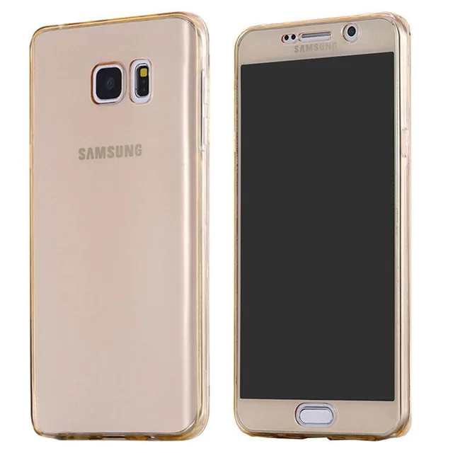Gold 360 Полный корпус чехол для телефона для samsung Galaxy A10 A30 A40 A50 A70 M10 M20 S10 плюс S9 S8 S7 A5 A6 A8 J4 J6 чехол из силикона и термополиуретана - Цвет: Gold