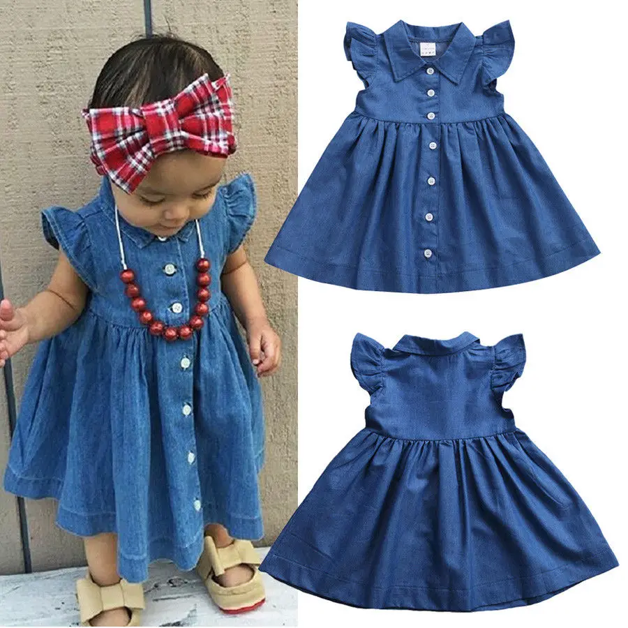 2018 New Fashion Hot Adorable Toddler Baby Kids Girl Princess Summer Sundress Party Dress CH | Детская одежда и обувь
