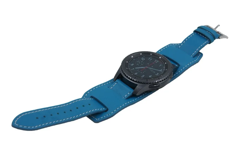 22 мм ремешок для часов из натуральной кожи для samsung gear S3 Frontier/S3 классический ремешок-манжета быстросъемный браслет+ инструмент