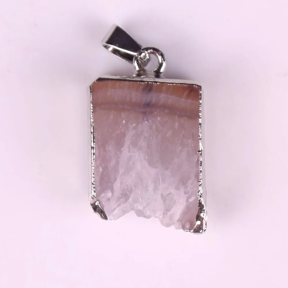 Многоцветный посеребренный браслет натуральный необработанные камни лечебный