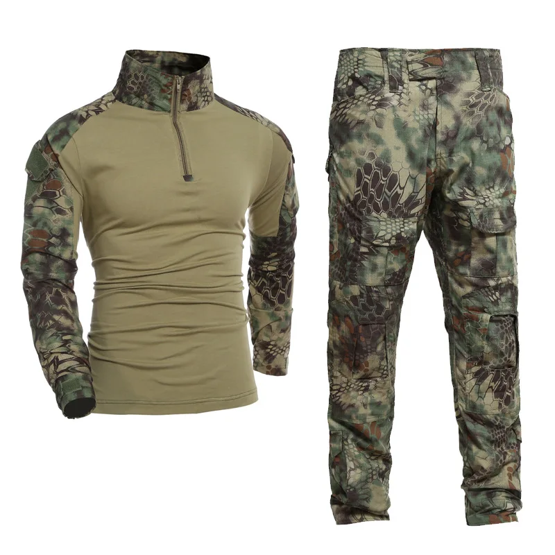 Gen2 Army Uniform BDU Kryptek Mandrake Camouflage Hunting Clothes Tactical Combat Shirt Pants Men Airsoft Sniper Military Suit