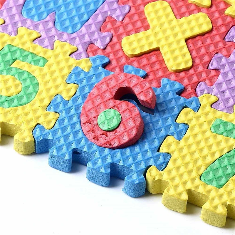36Pcs Baby Child Number Alphabet Foam Maths Educational Toy Gift Bubble puzzle mats digital Children Intelligence Development