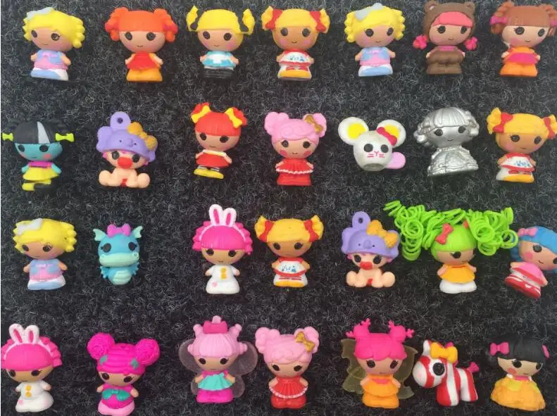 20 шт./лот различные Мультяшные экшн фигурки Lalaloopsy прекрасные капсульные куклы