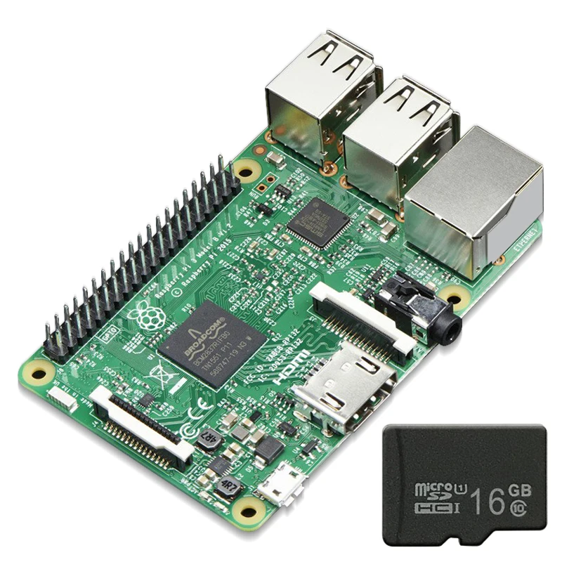 Raspberry Pi 3 Модель B Bluetooth 4.1 Беспроводной LAN 1 ГБ оперативной памяти с Wi Fi и 4 USB 2.0 Порты