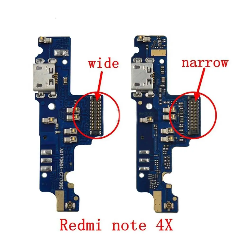 Модуль микрофона + плата USB для зарядки гибкий кабель разъем Xiaomi Redmi 3 4 5plus Note 2 Pro 4X 5