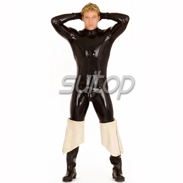 

heavy latex tights catsuit garment for man