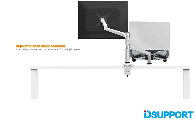 Настольный мультимедийный настольный держатель Full Motion с двумя ручками и