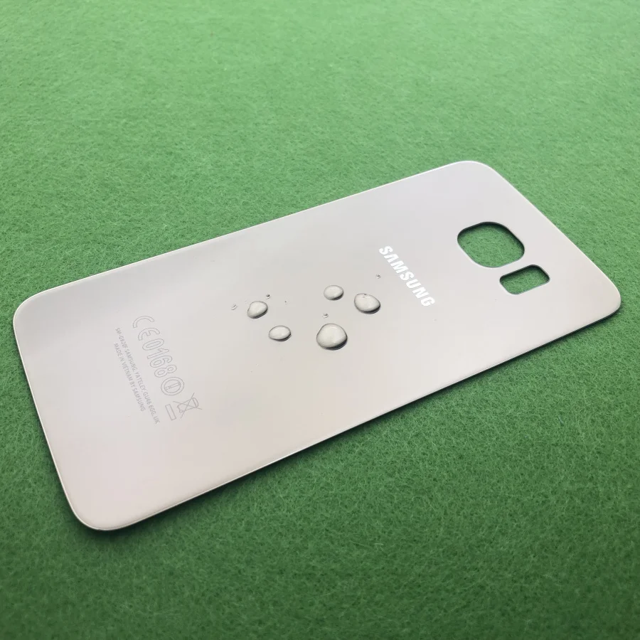 Оригинальная задняя крышка батарейного отсека стеклянная для Samsung Galaxy S6 G920 G920F +