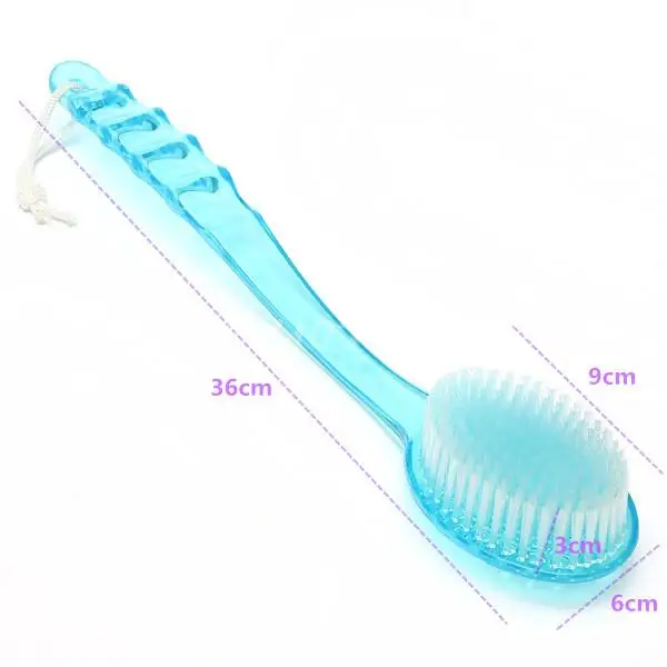 Горячая продажа длинная ручка тела Ванна Душ Задняя щетка скруббер массажер для