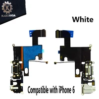 aikuyi charging flex cable for iphone 6 usb charger port dock connector with mic flex cable