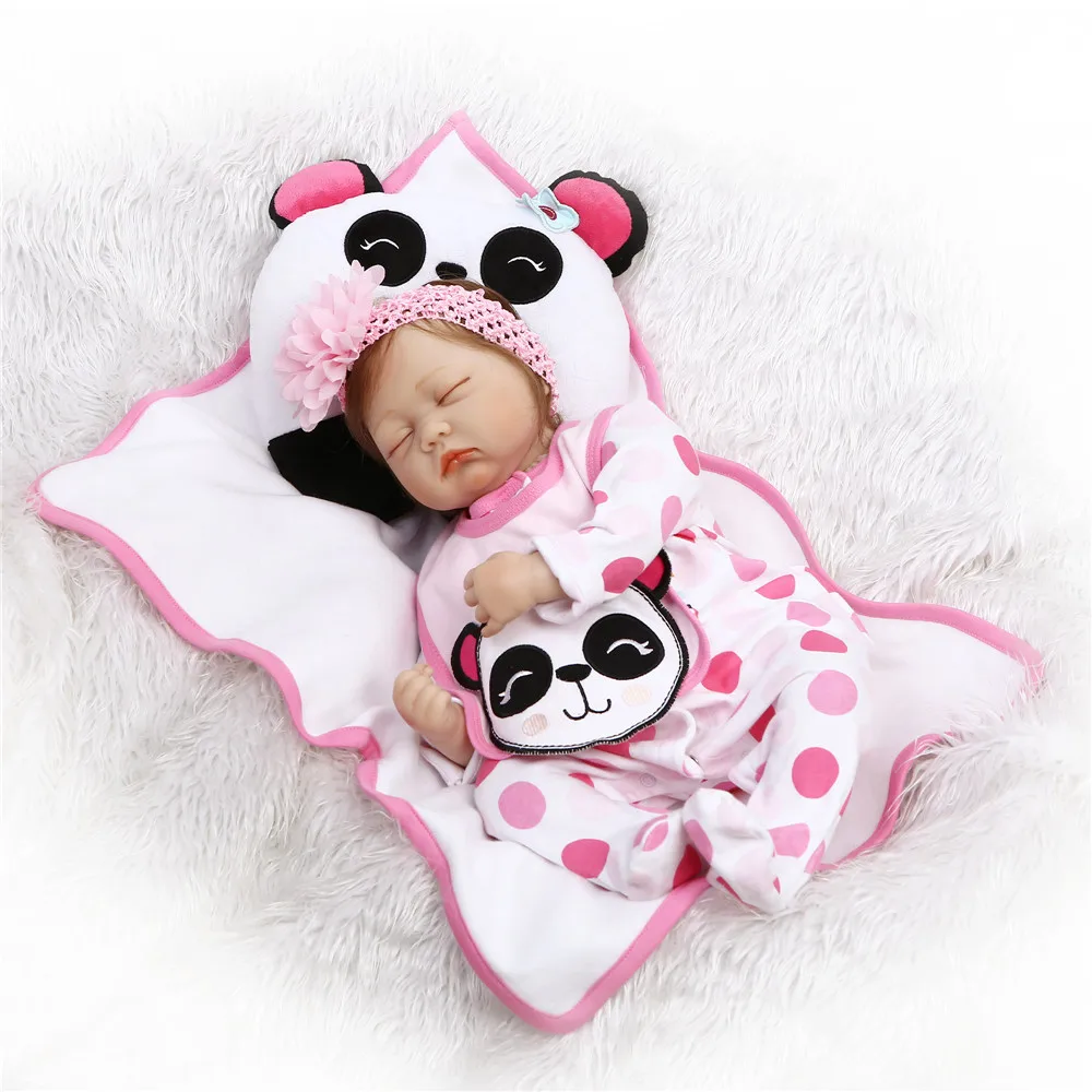 

22inch 55cm reborn toys Doll babies Toy Gift sleeping menina handmade toy collectible baby dolls fashion and lovely best toy