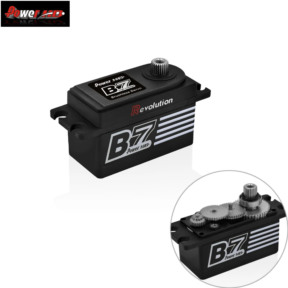 Power HD B7 revoltion HV бесщеточный металлический сервопривод для 1/10 на дороге/багги