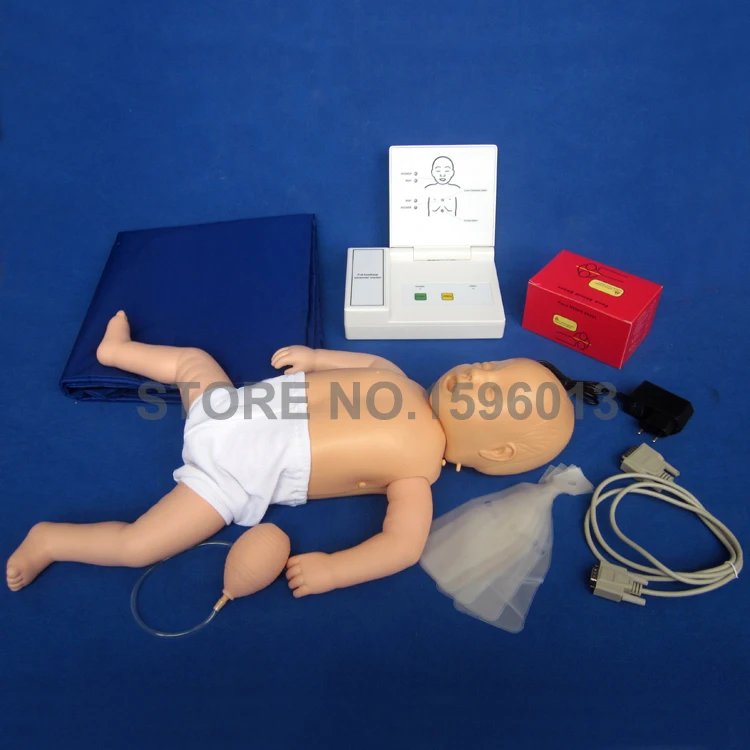 Улучшенный детский манекен CPR тренировочный первой помощи с контрольной