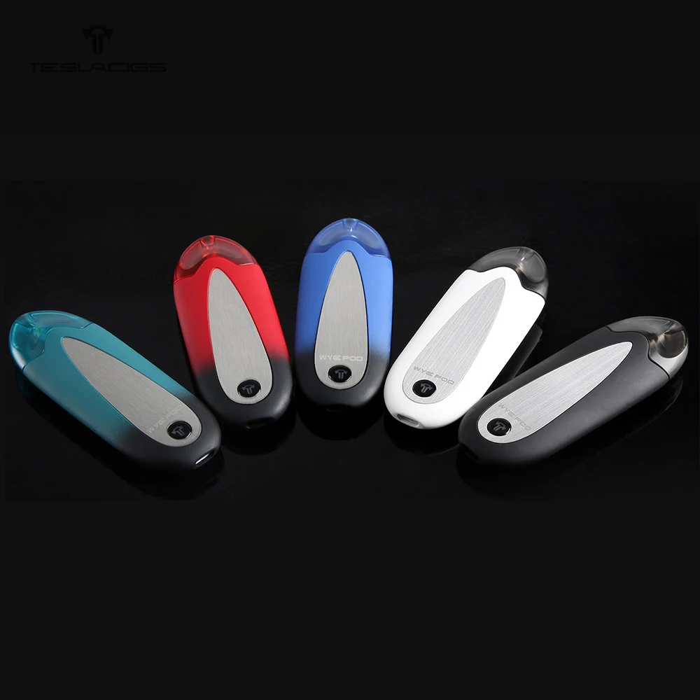 Оригинальный Teslacigs Уай Pod Комплект 430 мАч Vape электронная сигарета испаритель с 2 мл