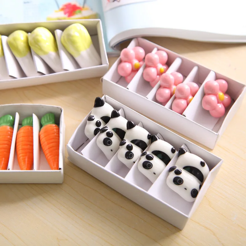 Милый мультфильм Стиль овощи палочки для еды стойка креативная окружающая среда