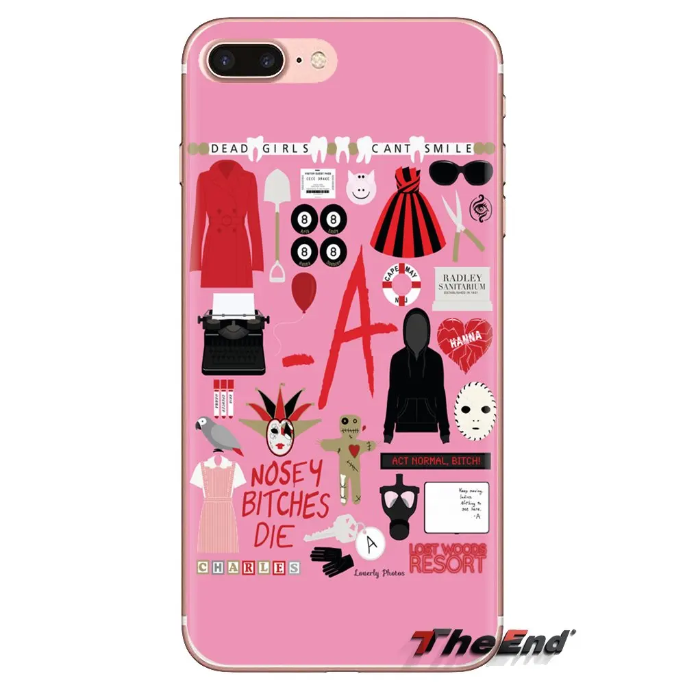 PLL Pretty Little Liars art Poster для Xiaomi Redmi 4A S2 Note 3 3S 4 4X 5 Plus 6 7 6A Pro Pocophone F1 TPU Прозрачный
