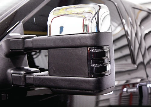 Дымчатая боковая зеркальная белая светодиодсветильник для Ford F250 F350 F450 Super Duty