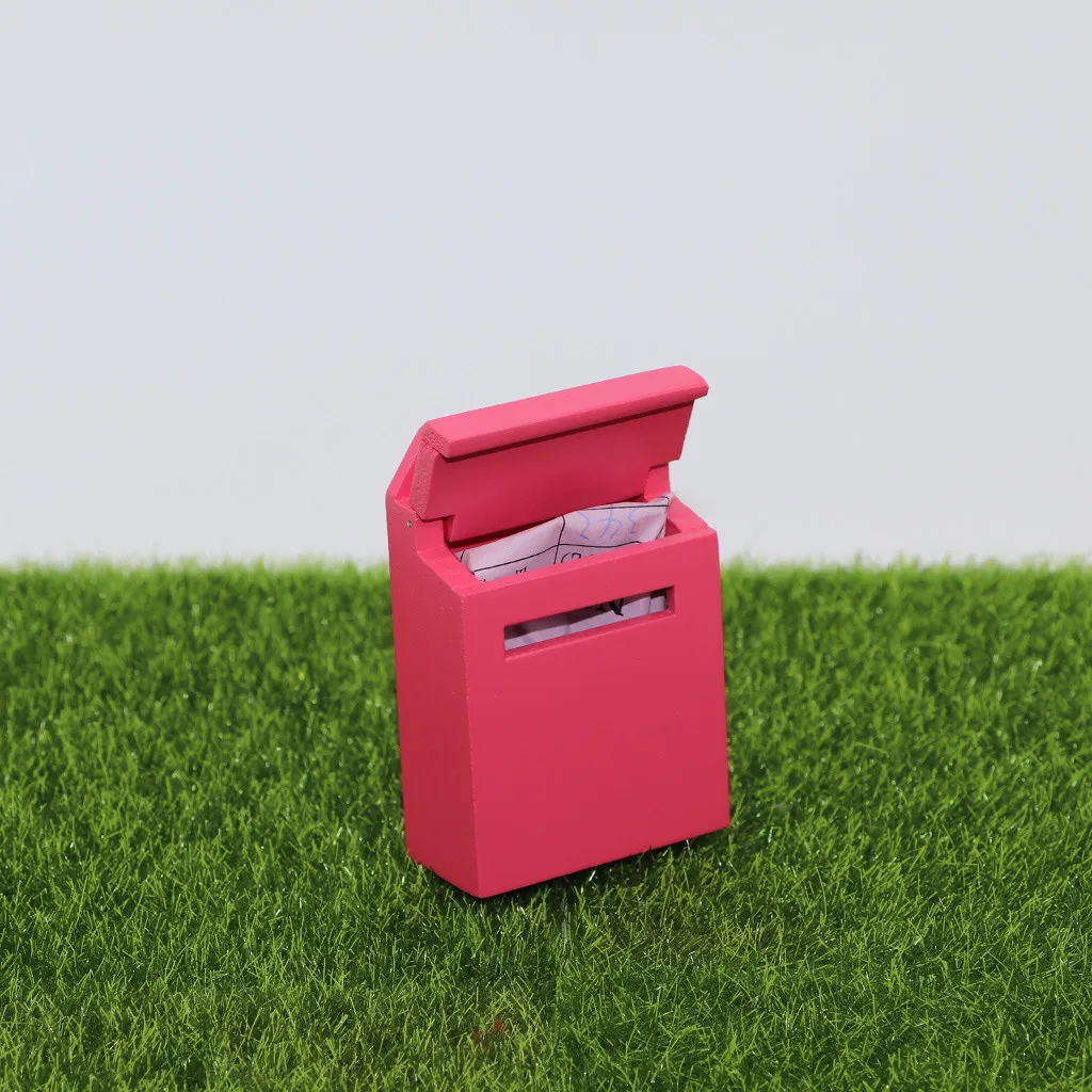 Игрушечная имитация мебели 2019 миниатюрная деревянная мебель цветной почтовый