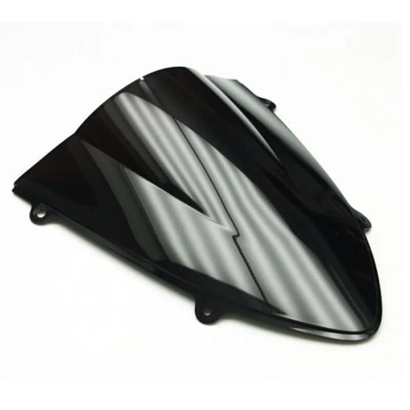 

Black Dark Smoke Double bubble Windshield for Kawasaki Ninja 250 250R EX250 2008-2012 09 10 11 Injection mold ABS Windscreen